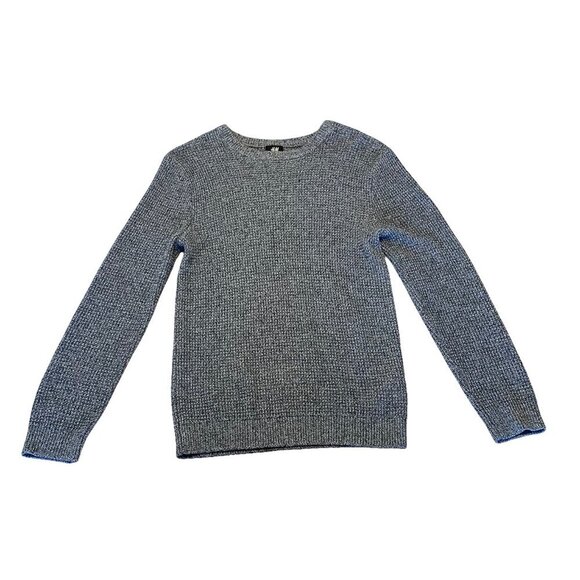 H&M Men’s Gray Knit Sweater Crew Neck Cotton Acrylic Blend Size Small - Picture 11 of 11